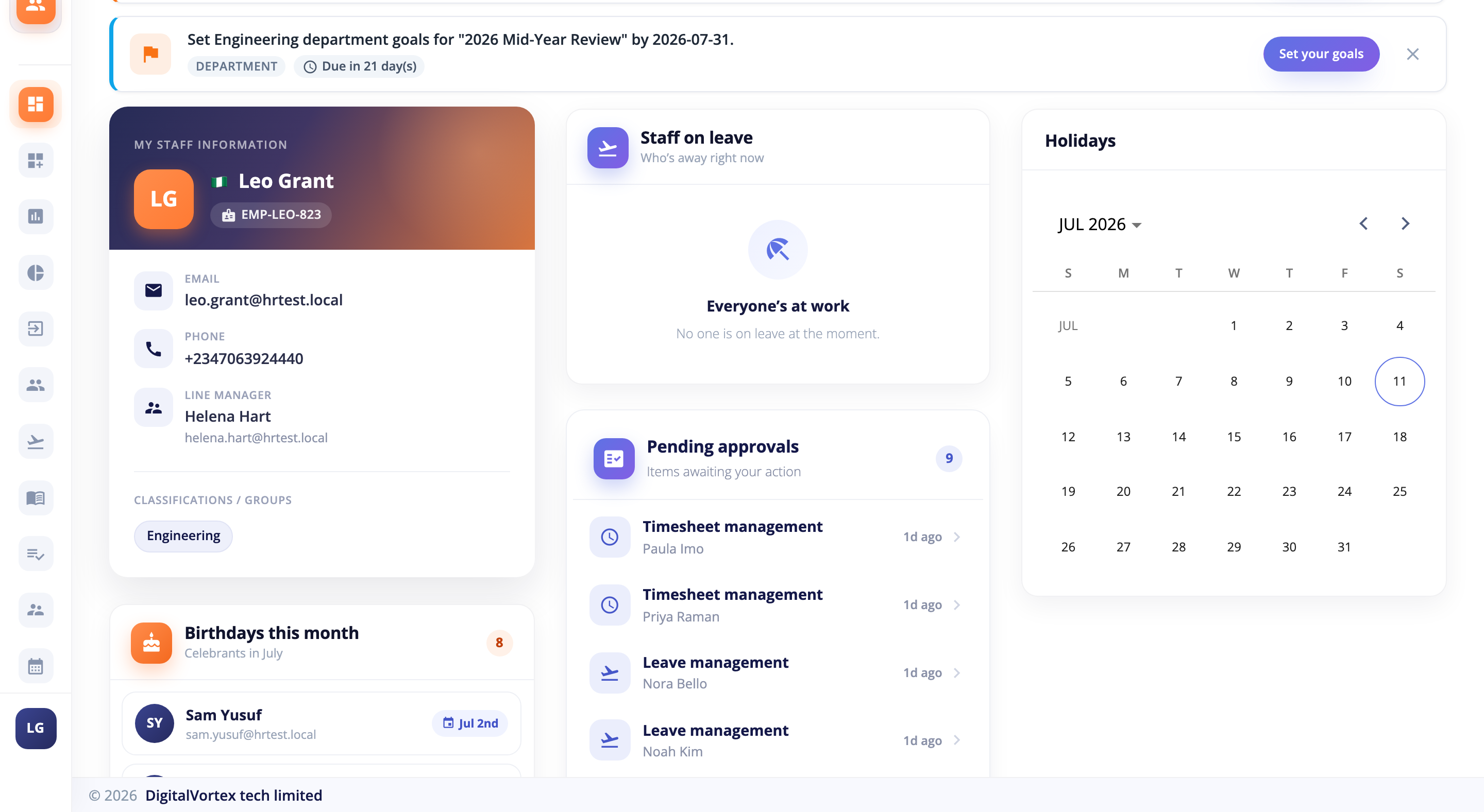 The Hubtoll approvals dashboard