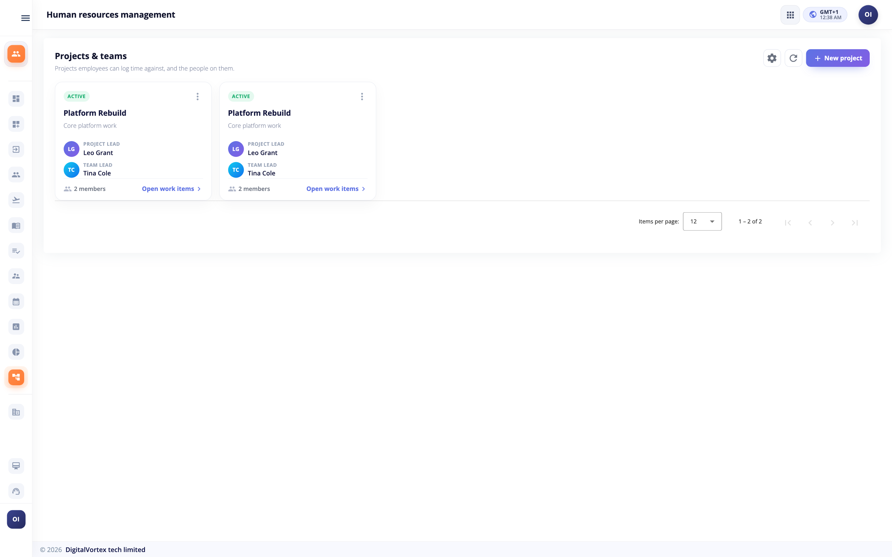 Project Management in Hubtoll
